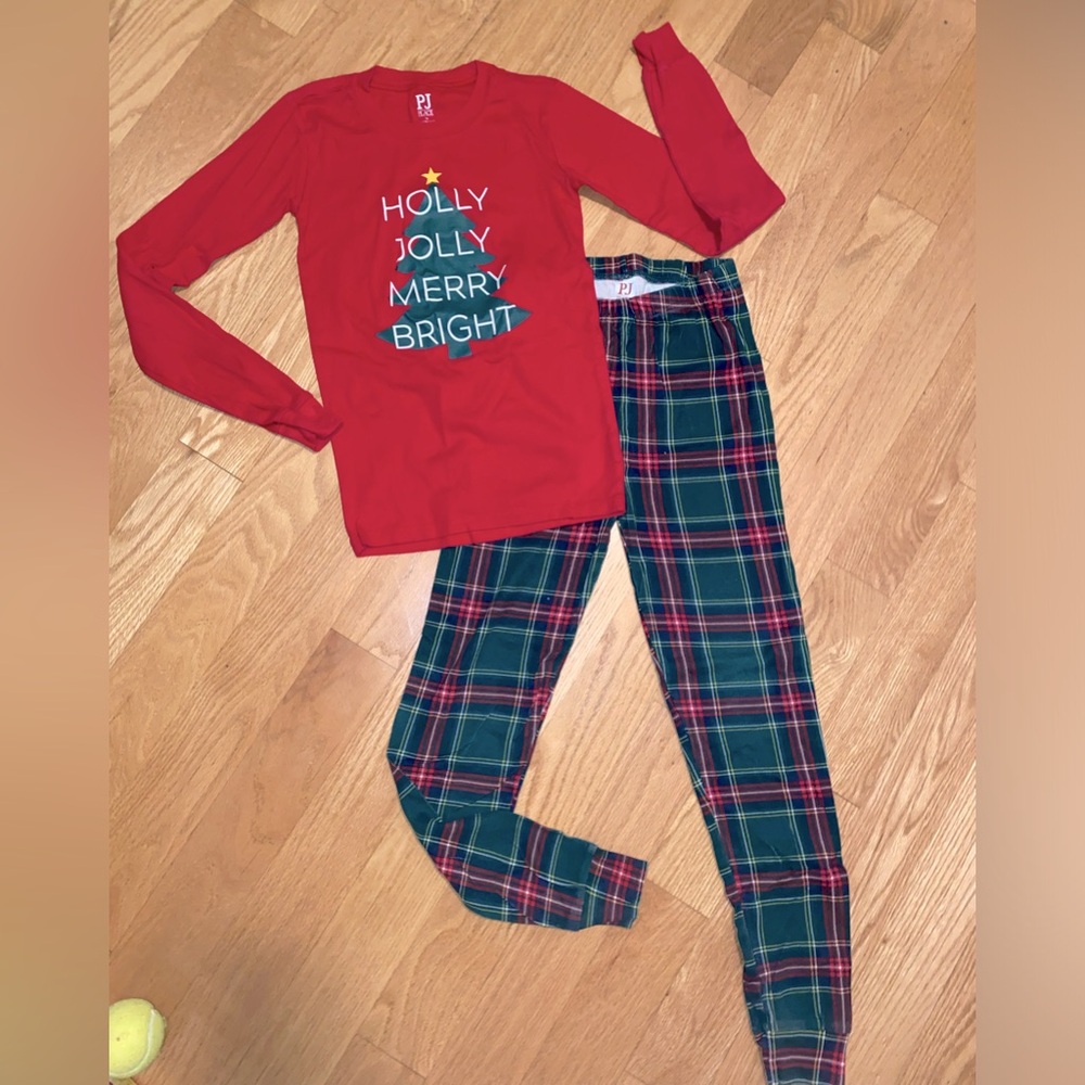 Christmas Tree Long Sleeve/Long Pant Pajama Set